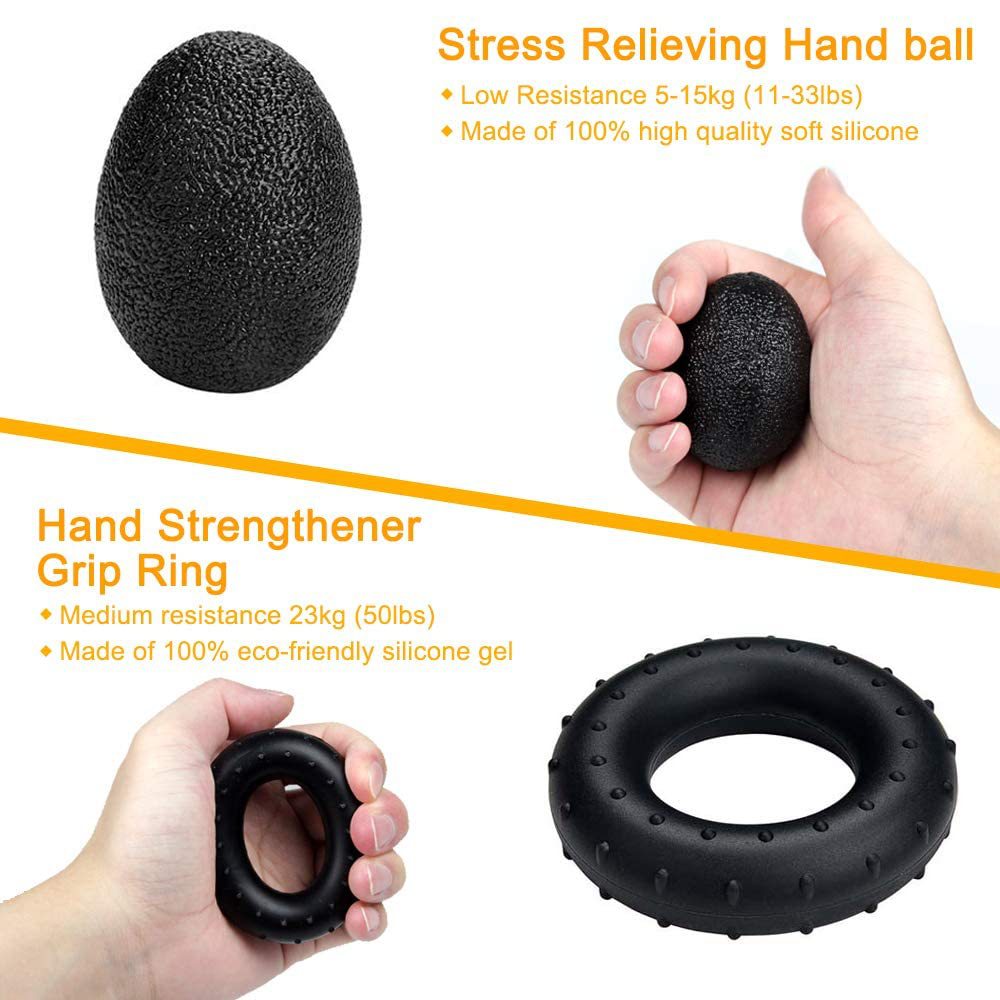Adjustable Hand Grip Strength Trainer Set